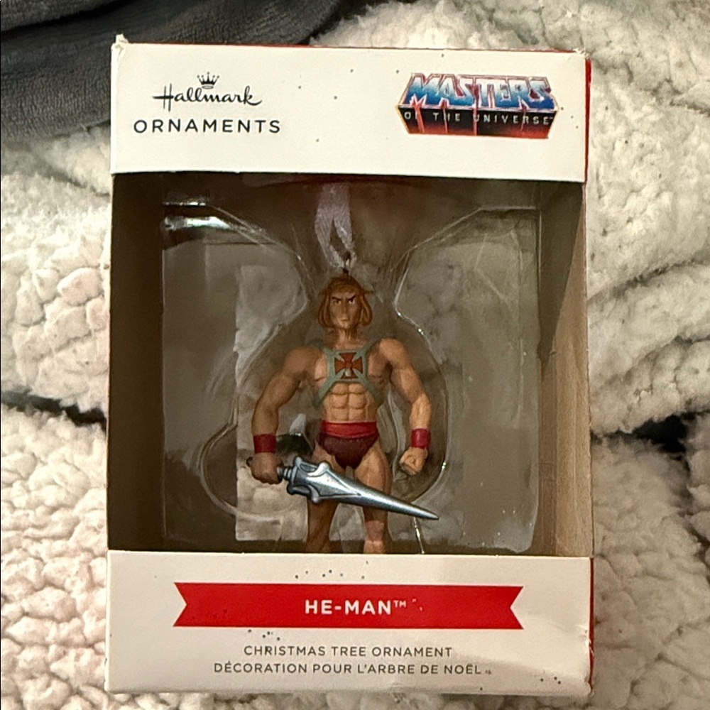New Hallmark He-Man Action Figure ornament with Sword